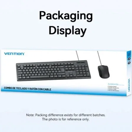 Vention Combo KTYBG-ES Teclado y Ratón Negro Vention Combo KTYBG-ES Teclado y Ratón Negro